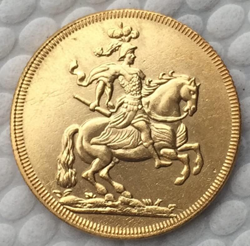 1697 Полски Монети Бакар Позлатени Антички Монети Странски Комеморативни Монети Монети Занаети Колекција
