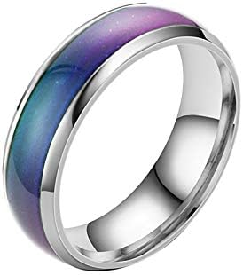 Удобност се вклопуваат во бојата на не'рѓосувачки челик Промена на прстен за венчавки за венчавки од сребро/црн тон