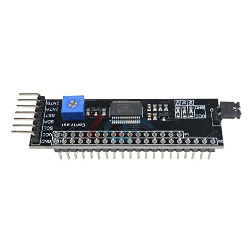 MCP23017 5V Expander 1602 2004 12864 LCD возач модул за Arduino I2C IIC Сериски интерфејс Адаптер за прилагодување на контрастот