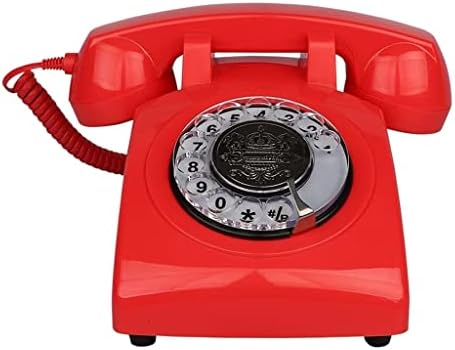 KXDFDC Европски антички гроздобер телефон жичен телефон старомоден американски ретро домашен телефон телефон мини телефон