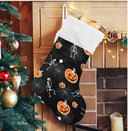 Алаза Божиќни чорапи Ноќта на вештерките Зомби тиква Класик Персонализирани големи декорации за порибување за семејни сезонски