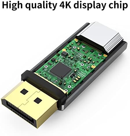 IIABC Displayport До HDMI Адаптер 4k 24k Позлатен Dp Dp До HDMI Женски Конвертор,Uni - Насочен Дисплеј Порта До HDMI Конвертор Компатибилен