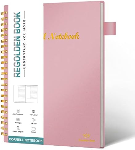Реколд-книга Корнел Белешка Белешка, систем за земање белешки за студии, класичен и едноставен дизајн, LDEAL за лесно учење и водење на