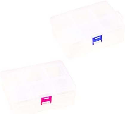 Пластична Кутија За Складирање Cabilock 4pcs6 Транспарентни Разделувачи Десктоп Случајни Мрежи Складирање На Пластични Организатори