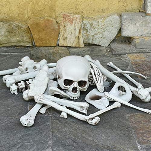 Декорација на коски за скелети за Ноќта на вештерките, најсјајниот гробишта Чупчиња Слабична сцена