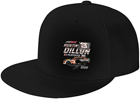 Ratrig Oustin Dillon 3 Snapback Chats за мажи Бејзбол капа, прилагодлив рамен Бил Каминувач Подарок црна