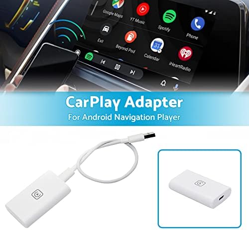 Alinredbx Bluetooth Автомобил Адаптер Безжичен Carplay Адаптер USB Dongle Безжичен Carplay За Android Автоматска Навигација Плеер