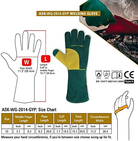 Американски динамични нараквици отпорни на топлина | Kevlar® заварување на ракавици за заварување, совршени за BBQ, печка и скара