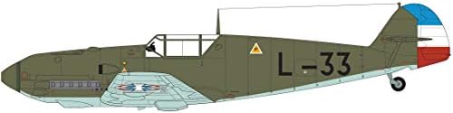Airfix QuickBuild MesserschMitt BF109E-4 / E-1 1:48 Комплет за пластична модел на воена авијација A05120B, повеќебоен