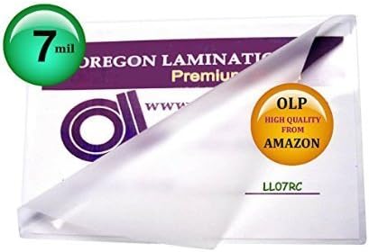 7 милји легални ламинирачки торбички 9 x 14-1 / 2 ламинатор ракави QTY 100 / Само ламинациите на Орегон нудат автентични ламинатни ламинирани