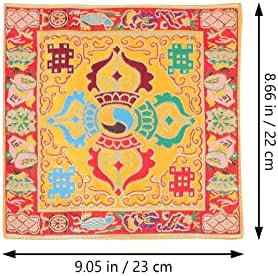 Јога реквизити 2 парчиња религиозни перничиња за звук чинија за занаетчиски перничиња декори за седење подлога