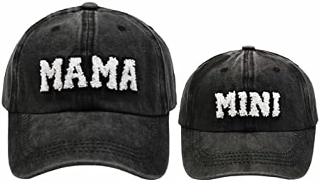 Облека за родители на деца Унисекс бејзбол капа Класичен сончалки за бејзбол капа за мама мама буква печати летна капа