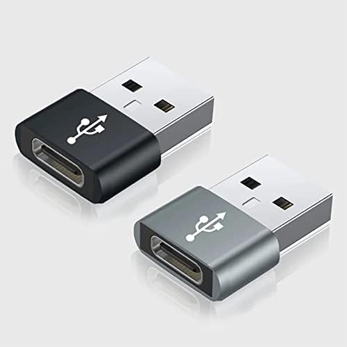 USB-C женски до USB машки брз адаптер компатибилен со вашиот OnePlus 8 5G UW за полнач, синхронизација, OTG уреди како тастатура, глушец,