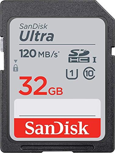 SanDisk 32GB Ultra SDHC UHS-I Класа 10 Мемориска Картичка 120MB/s U1, Full HD, SD Камера Картичка SDSDUN4-032G Пакет Со GORAM USB