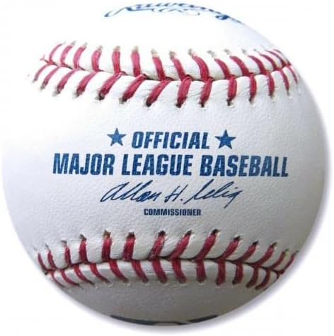 Воли Мун потпиша автограмиран MLB бејзбол кардинали Доџерс W/COA - Бејзбол плочи со автограмирани картички