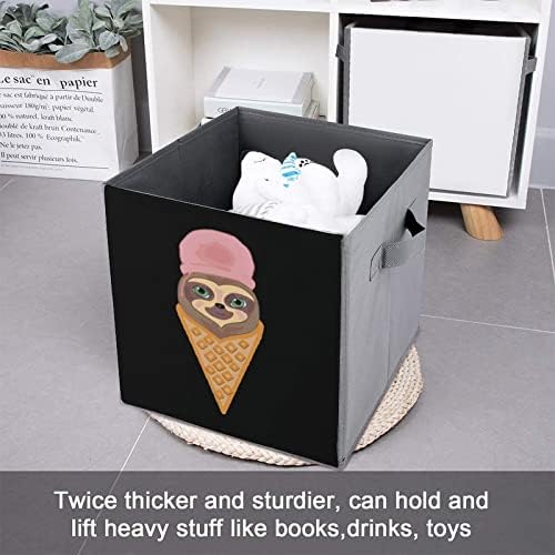 Мрзлив Сладолед Преклопни Канти За Складирање Основи Склопувачки Коцки За Складирање Ткаенини Организаторски Кутии Со Рачки