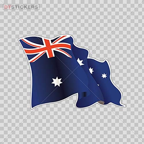 Декорација Винил налепници знаме на австралија декорација винил 3 x 2.08 in.