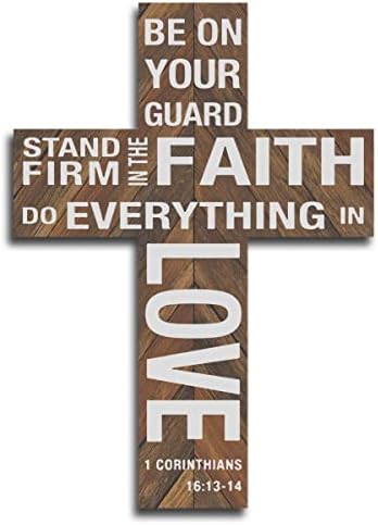 Ermuhey 1 Коринтјаните 16: 13-14 Бидете на вашиот чувар Направете сè што е во Loveубовта отпечатоци wallидна врата виси декор знаци прилагодени