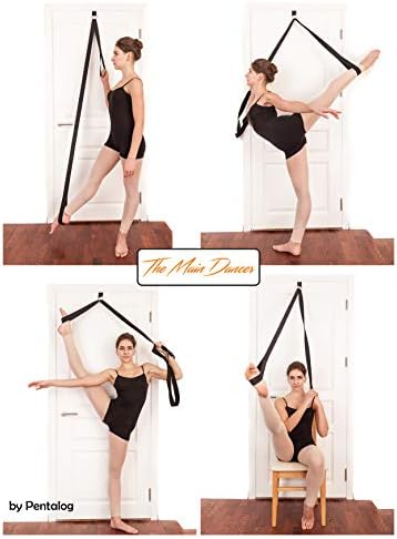 Главниот танчер - Бенд за истегнување - за подобрување на истегнување на нозете - Совршена домашна опрема за балет, танц и