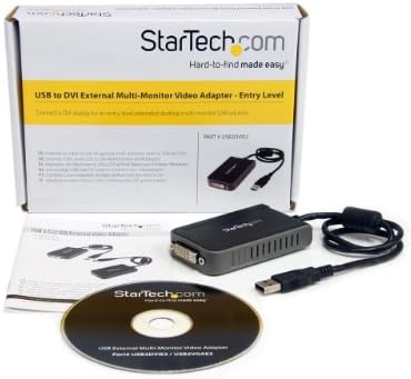 StarTech.com USB До DVI Надворешен Видео Двојна Или Мулти Монитор Видео Картичка Адаптер - 1440X900-USB До DVI Графички Адаптер M/F
