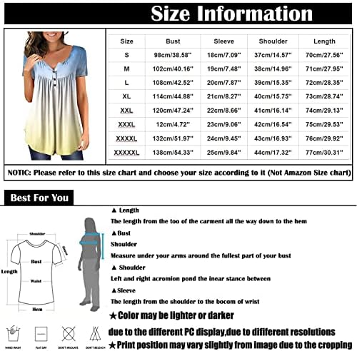 Akollsppnsy Работни врвови за жени 2023 Копчиња за кратки ракави Копчиња кои работат со плус-големина блузи за жени плус големина