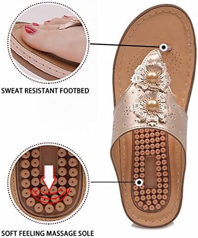 Officeенски сандали удобни флип -апостолки за жени со лакови за поддршка на летни обични сандали за жени за жени