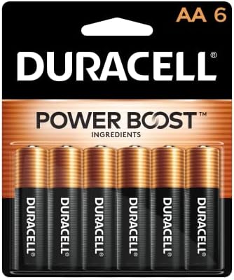 Duracell Coppertop Bat Батерии Со Состојки За Зајакнување На Напојувањето, 6 Брои Пакет Двојно Батерија Со Долготрајна Моќност,