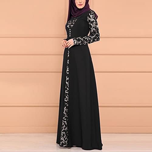 Муслиманска облека за жени со долг ракав Туника шифон молитва фустан Муслиманска облека за мажи 2 парчиња поставени молитви килим