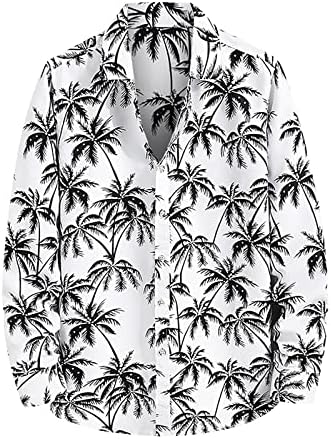 Обични кошули со мажјаци на Ајасо, долги ракави, копче за бојадисување на јака, тунична блуза, памук, ретро, ​​редовна кошула за вклопување