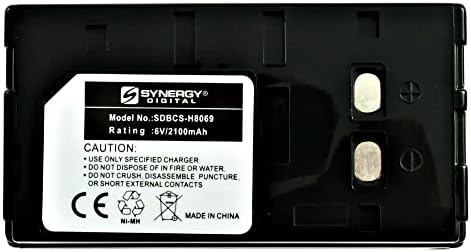 Синергија дигитална батерија за камера, компатибилна со JVC GR-FXM16 камера, ултра висок капацитет, замена за батеријата Sony NP-55