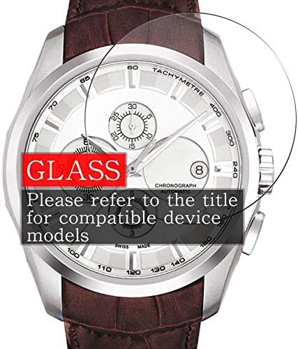 Synvy [3 пакет] Заштитник на калено стакло, компатибилен со SWATCH SUSM407 Sportire 9H Film SmartWatch Smart Watch Protecters