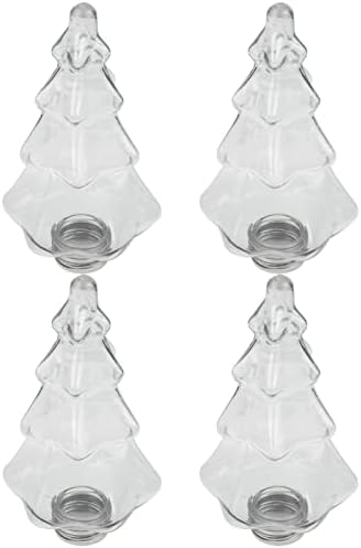 Хемотон Чисти Шишиња Со Вода Божиќно Пластично Шише: 4 парчиња Шишиња Во Форма На Новогодишна Елка Чисти Шишиња Со Млеко Шишиња За Пијалоци