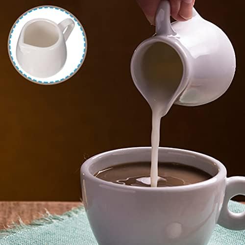Луксузен Керамички Крем со Рачка: 4 парчиња Кафе Млеко Крем Стомна Сос За Сервирање Стомна Стомна Млеко Крем Бокал За Кујна 100мл 50мл