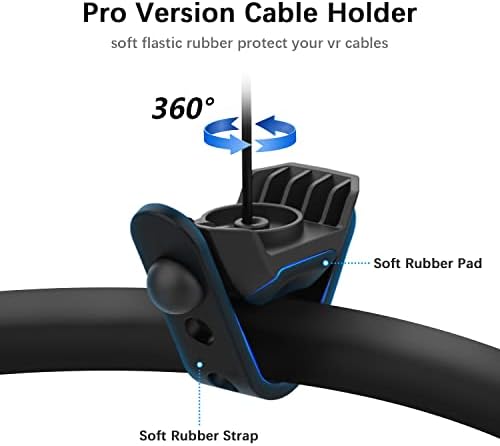 AMVR [PRO верзија] VR систем за управување со кабел, 6 пакувања на тавански макара систем за Oculus Quest/потрага 2/Rift/Rift S/Index Index/HTC