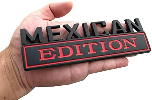 1pc 7 Големо Мексиканско Издание Амблем Значки Налепница Автомобил Знаме Налепница Воена Замена За F150 F250 F350 Chevy Silverado