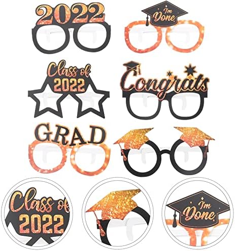 Модни очила 2022 Дипломирање Градска забава Очила за очила: Класа на сјај од 6 п.п.