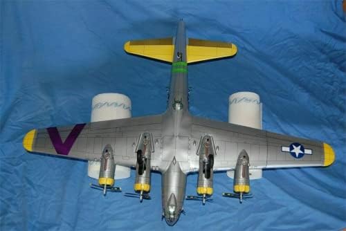 Mookeenone 1:47 Скала Б-17 Летечка тврдина Тешка бомбаш Авион Модел за рачно занаетчиски модел за хартија за модели за Боинг