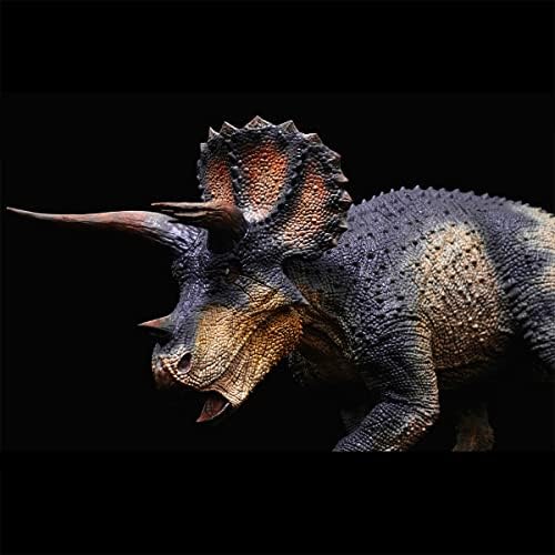 Xinpanyian 1:35 Rebor Triceratops Скршен рог Еден око слеп хородидус Триенд рог на Doom Диносаурус модел предисториско животно