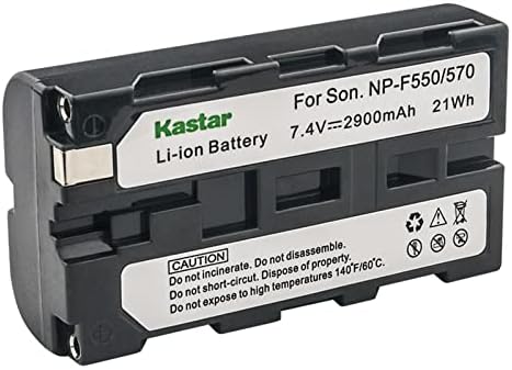 Замена на безжичен мотор систем Kastar 1-Pack NP-F550 / NP-F570 за батерии и наизменична батерија за батерии и моторизиран систем