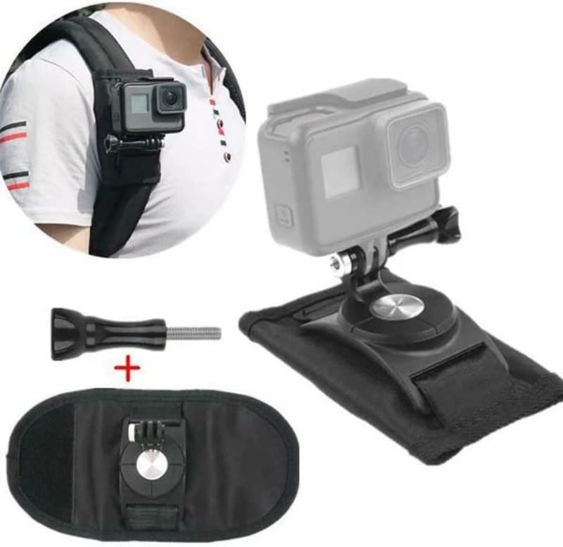 DXMRWJ Спортска камера ранец за клип за клип на рамо за рамената на држачот за држачи на токи додатоци