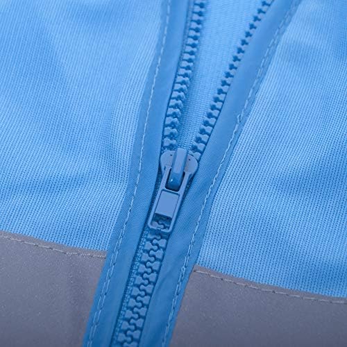 Безбедносна елек за безбедност со голема видливост Рефлексивна лента со мулти џебови и делители на пенкало-Sapphire-L