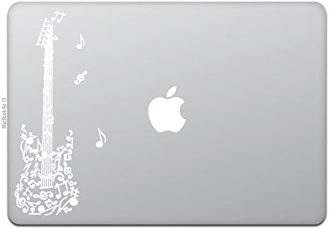 Kindубезна продавница MacBook Air/Pro 11/13 инчен MacBook налепница за гитара музичка нота музичка музика бела M714-W