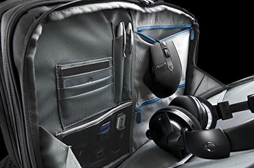 Пријателска чанта за лаптоп за игри Alienware Vindicator, 13-инчен до 14-инчен, Scanfast TSA контролен пункт, црна, црна