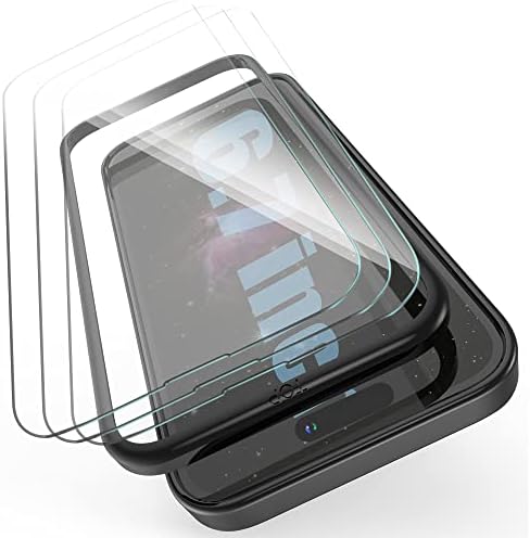 Surphy 3 пакет компатибилен со iPhone 14 Pro Max заштитник на екранот, HD чисто калено стакло дизајнирано за iPhone 14 Pro Max