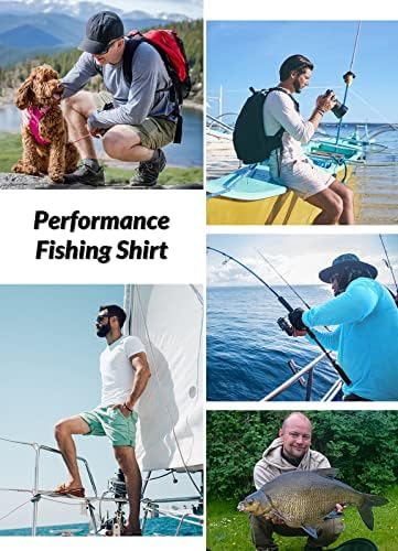 Кошули за заштита на сонцето на Baleaf, UV SPF риболов кошула upf 50+ долги ракави осип чувар пливање брзо суво
