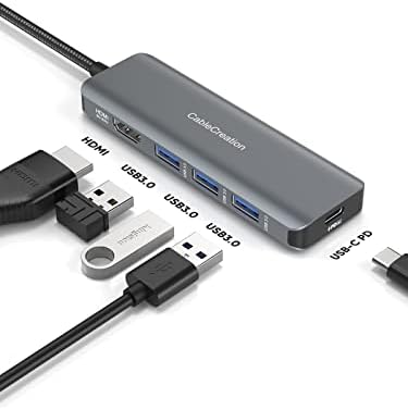 8k HDMI USB C Центар Пакет СО DVI ДО HDMI Кабел 0.5 стапки Краток 2PAK