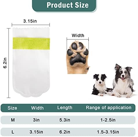 Ладади за еднократна употреба кучиња за заштита од шепа, чорапи за кучиња за мали кучиња, заштитник за чорапи со шепи за кучиња за мали