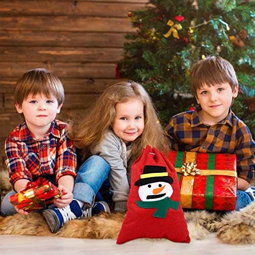 Галпада Божиќни Украси 6 парчиња Божиќни Цртани Бонбони Со Дезен Подароци Завиткани Торбички