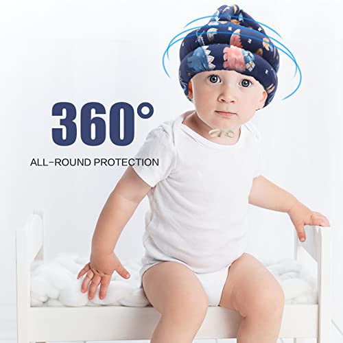 Бебе шлемови, шлем за безбедност на новороденчиња, глава за безбедност на кациги за деца, прилагодлива шлем за глава за бебиња за шетање