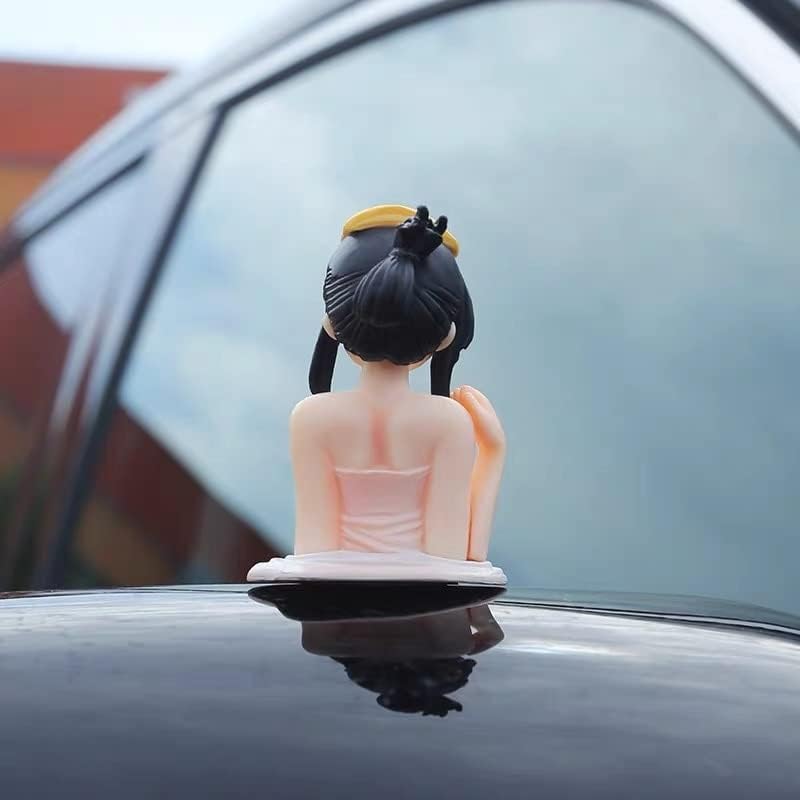 Dimcaso градите тресејќи ги украсите на автомобилот, аниме фигура девојче за украси на табла за автомобили, колекционерски фигурини симпатична
